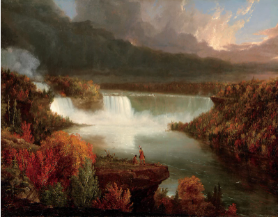 Distant View of Niagara Falls by Thomas Cole